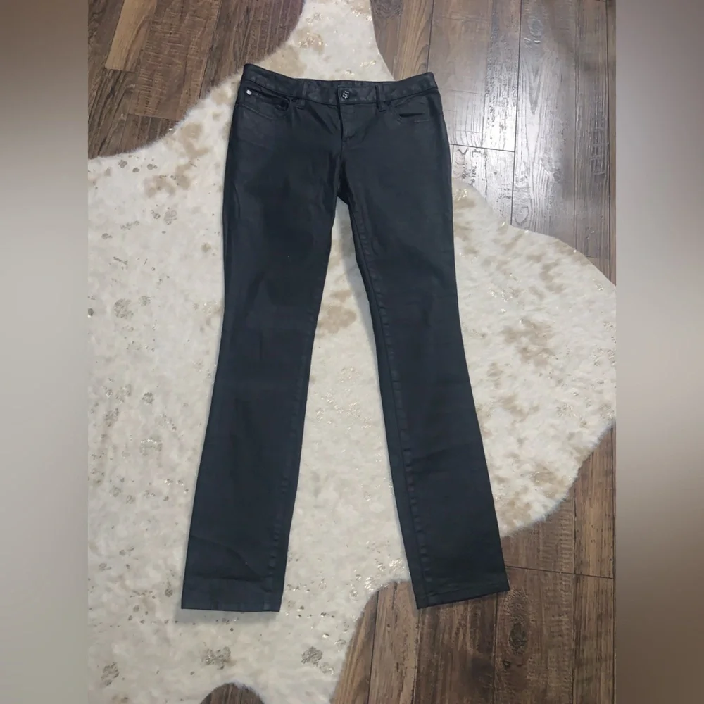 Tory burch designer ny super skinny black denim pant preppy spring  logo classic